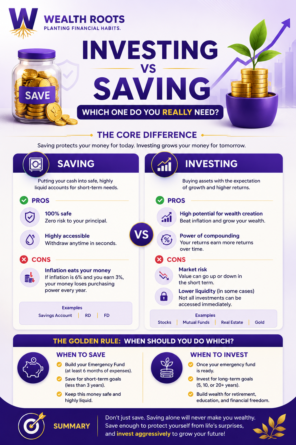 Saving Vs Investing